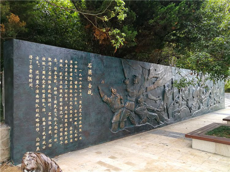 历史抗战人物铜浮雕 历史抗战人物铜浮雕