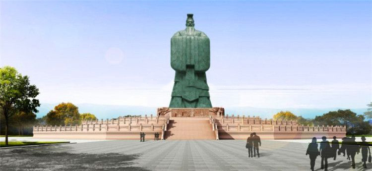 神话人物舜帝雕像 神话人物舜帝雕像