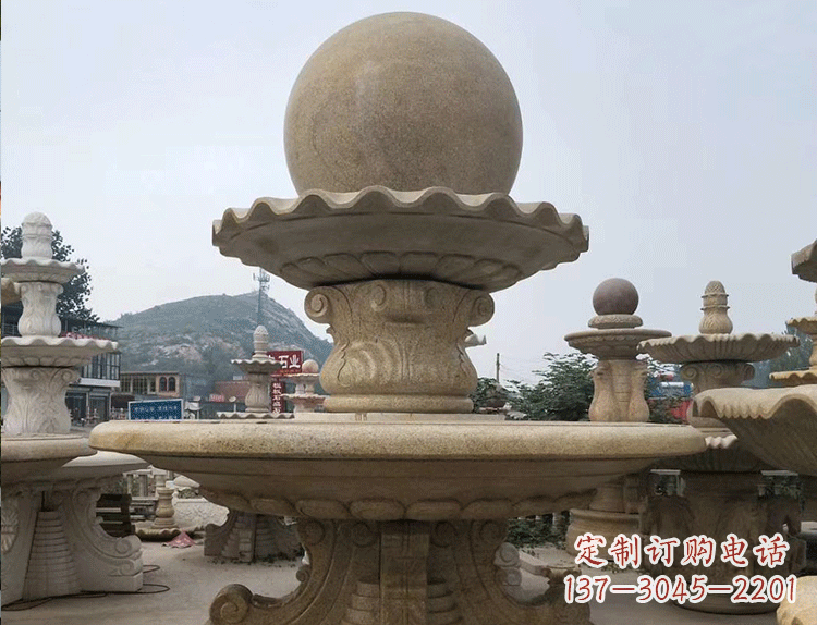 石雕汉白玉喷泉