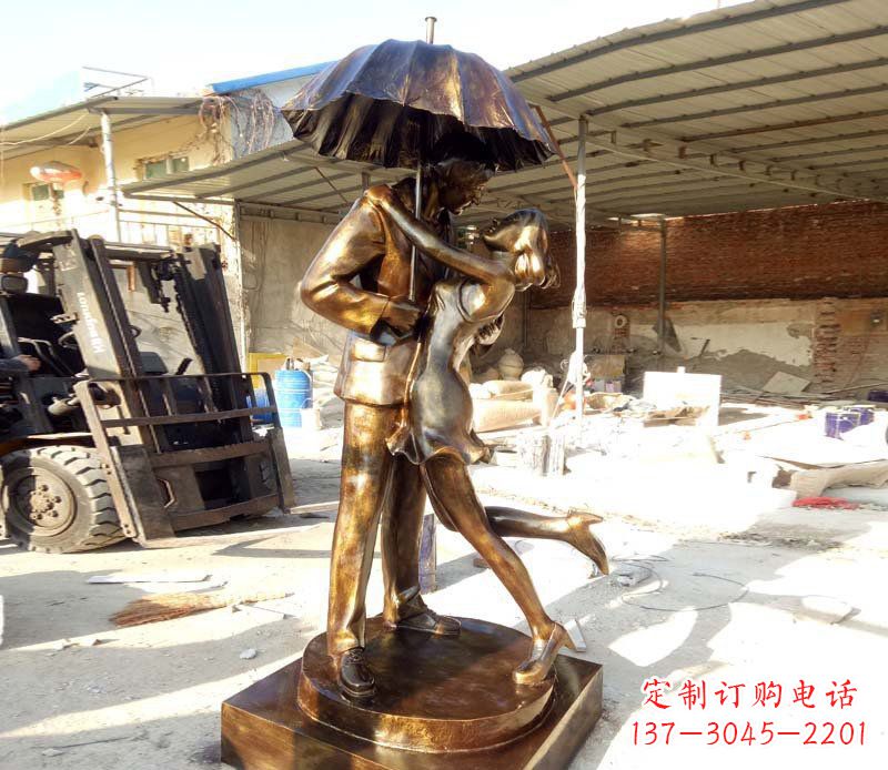 爱情主题公园人物铜雕摆件 (2)