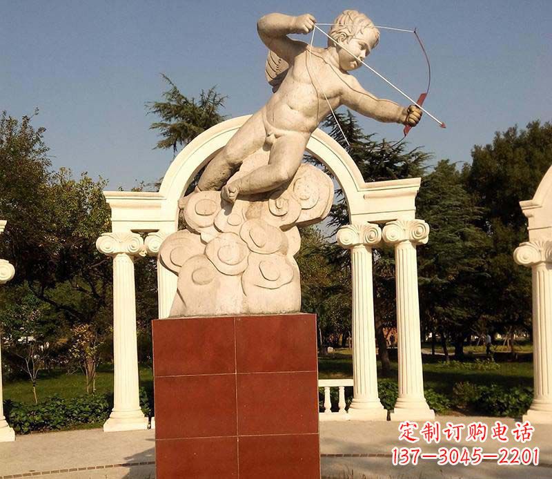 爱神大理石雕塑