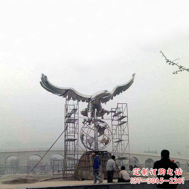 老鹰雕塑 - 翱翔/于天/老鹰/不锈钢 老鹰雕塑 - 翱翔/于天/老鹰/不锈钢