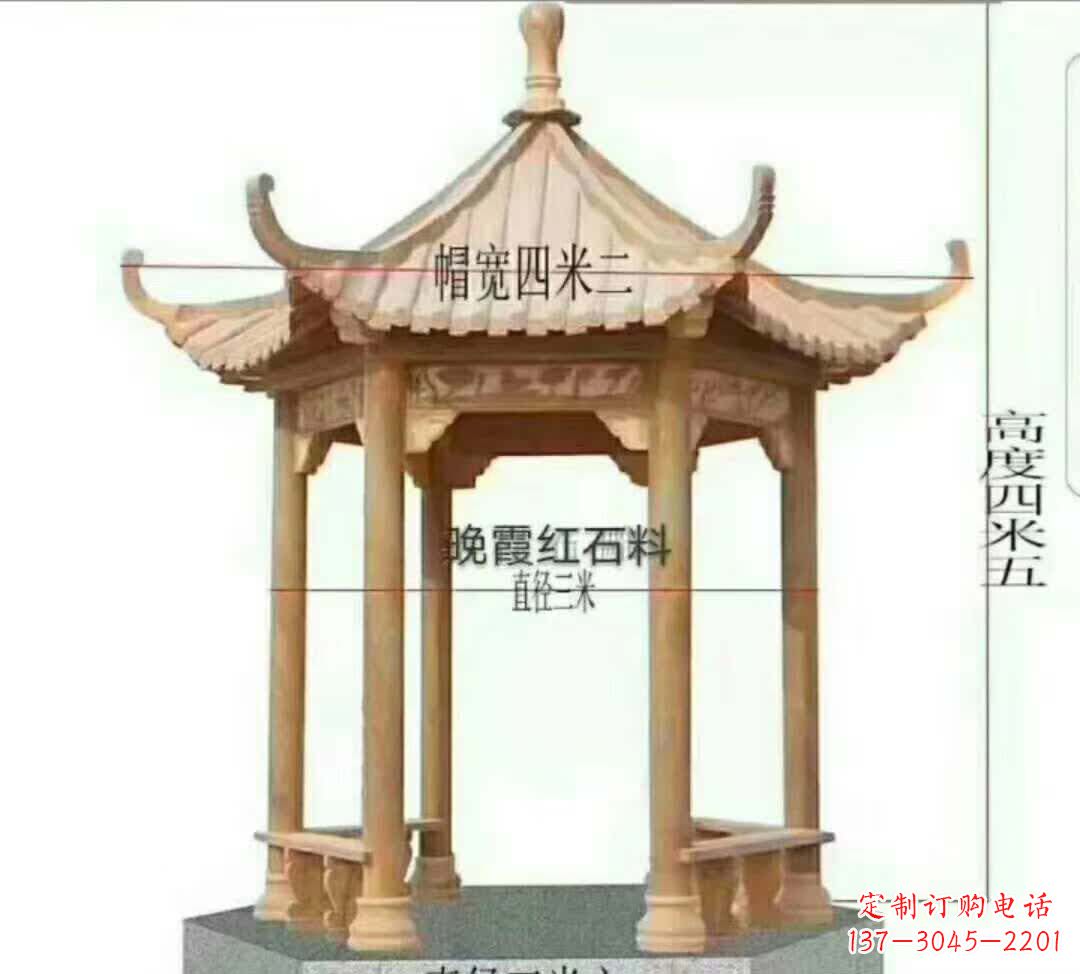 藏于凉亭的石雕之美 藏于凉亭的石雕之美