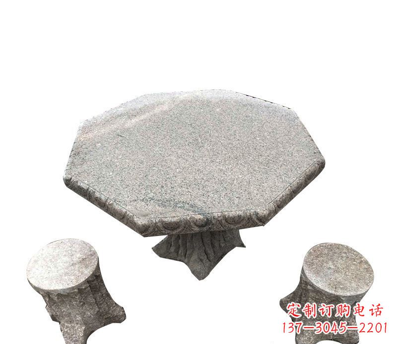 八角石桌凳系列 八角石桌凳系列