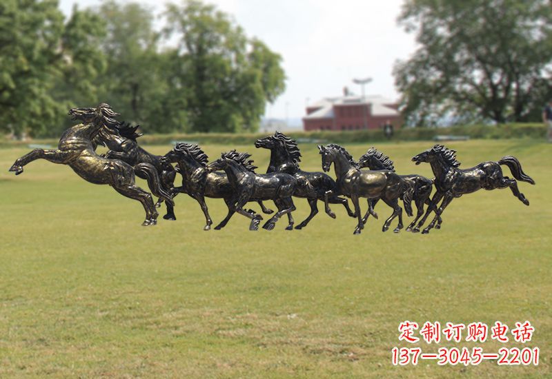 马群铜雕经典珍藏 马群铜雕经典珍藏