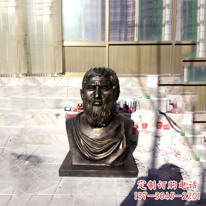 柏拉图仿铜头像系列以玻璃钢雕刻出世界名人的传奇 柏拉图仿铜头像系列以玻璃钢雕刻出世界名人的传奇
