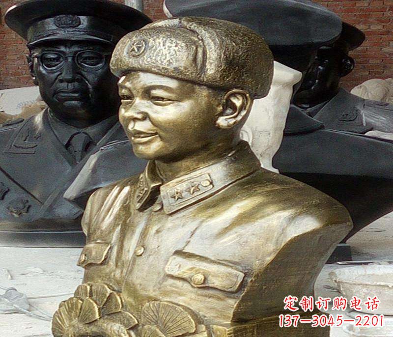半身雷锋铜像