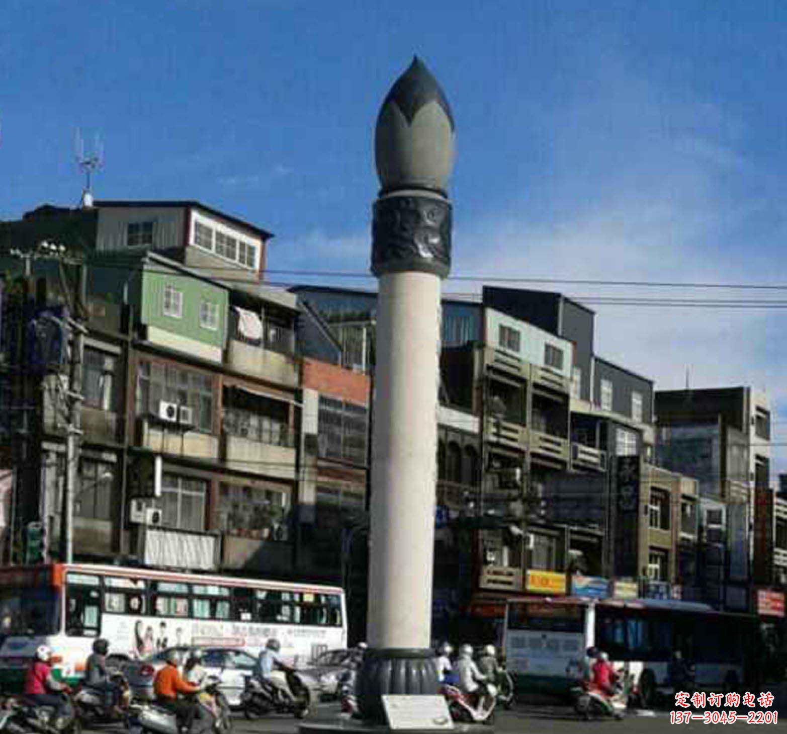 北大荒农机博览园天下第一笔石雕