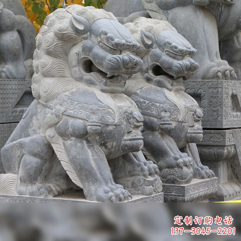 北京故宫的石狮子