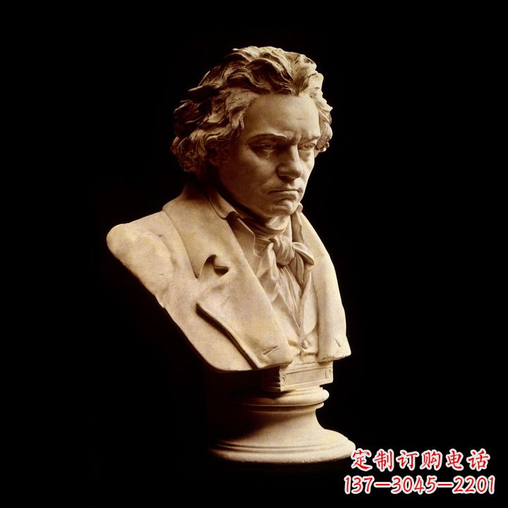 贝多芬钢琴雕塑-世界名人著名钢琴家