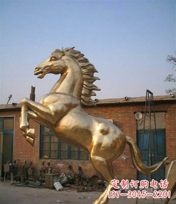 奔马铜雕 (4)