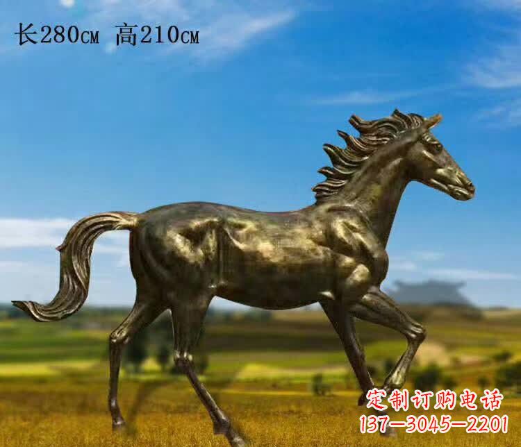 奔马铜雕 (3)
