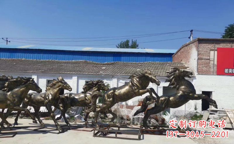 “马儿风采”精美铜雕 “马儿风采”精美铜雕