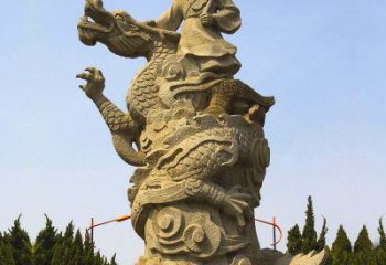 颛顼砂岩石雕像传承古代历史人物雕塑之美