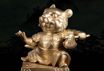 精美铜雕动物摆件
