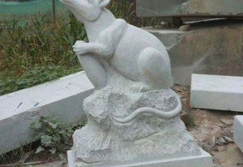 鼠之精美石雕