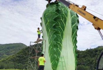 白菜石雕凳给您的景观增添一份精致