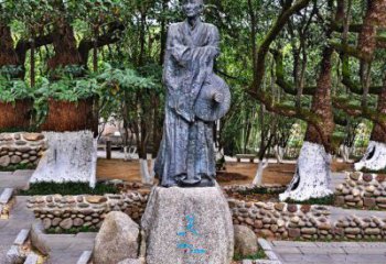 朱耷——中国古代历史名人著名画家铜雕像