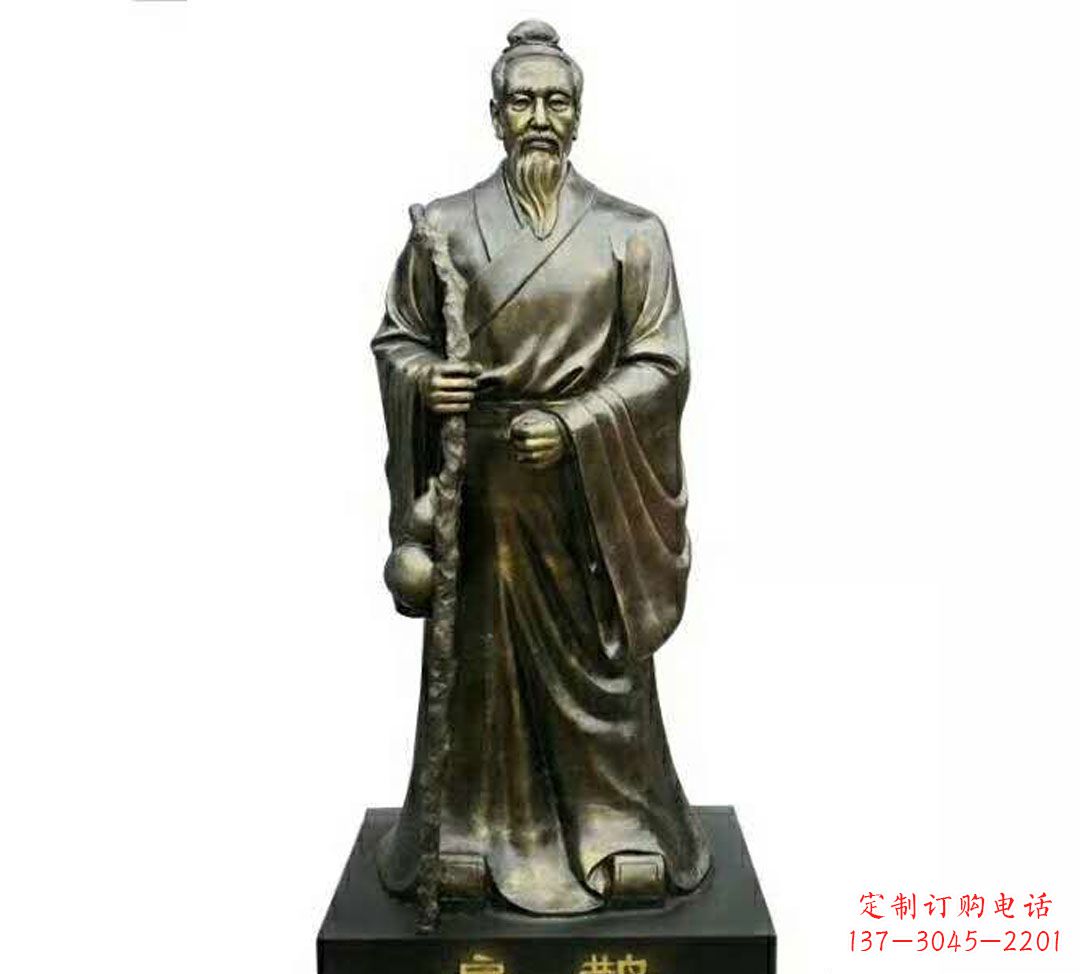 扁鹊神医铜雕