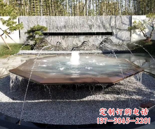 别墅不锈钢假山雕塑