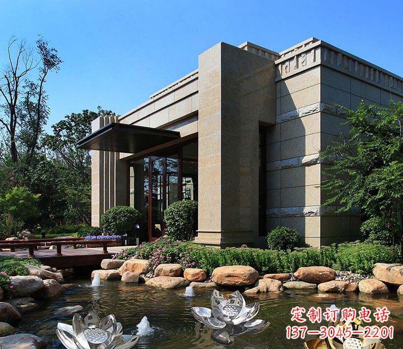 不锈钢莲花雕塑 不锈钢莲花雕塑