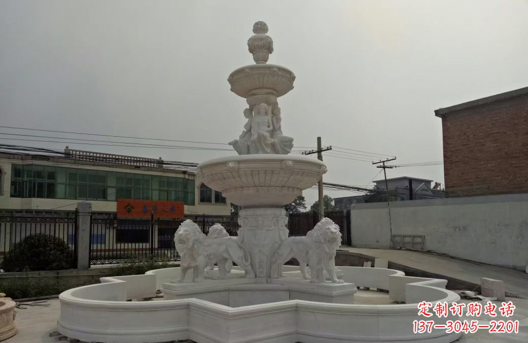 别墅大型欧式喷泉石雕