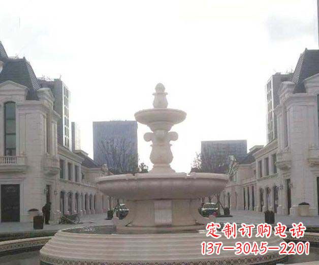 别墅景观大理石喷泉石雕