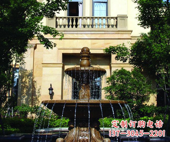 多层喷泉石雕——景观装饰的精美绝伦 多层喷泉石雕——景观装饰的精美绝伦