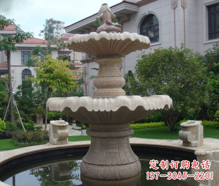 别墅景观欧式喷泉石雕 (3)