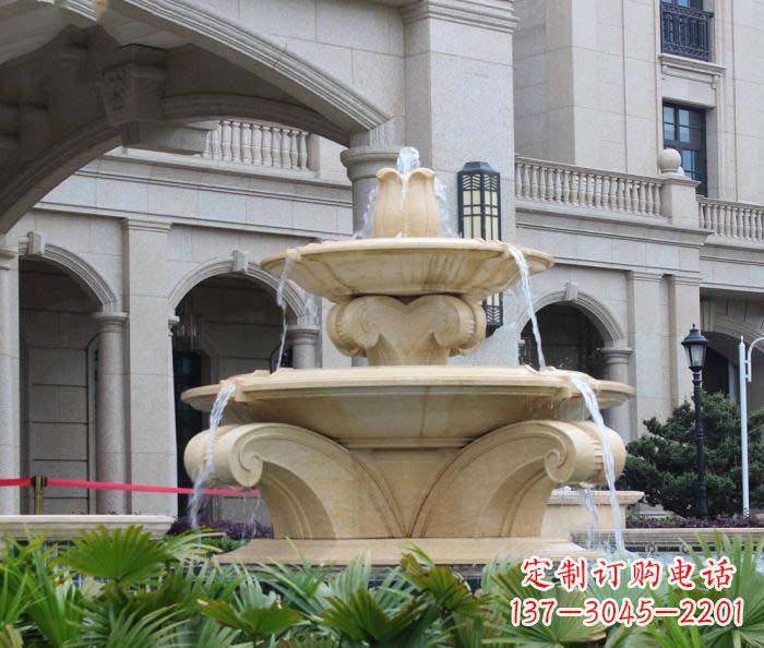 别墅景观欧式喷泉石雕_1