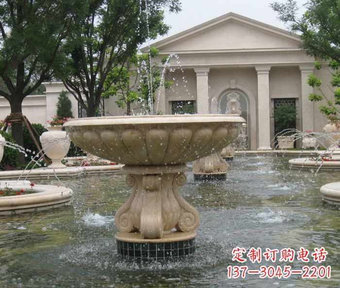 欧式喷泉石雕精致而又美观 欧式喷泉石雕精致而又美观