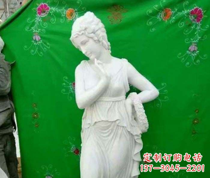 别墅景观西方女人石雕