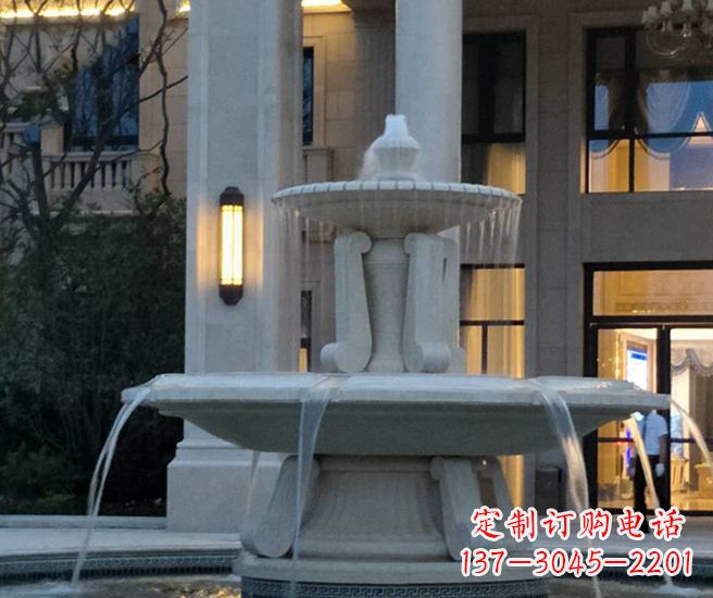 别墅景观小区喷泉石雕
