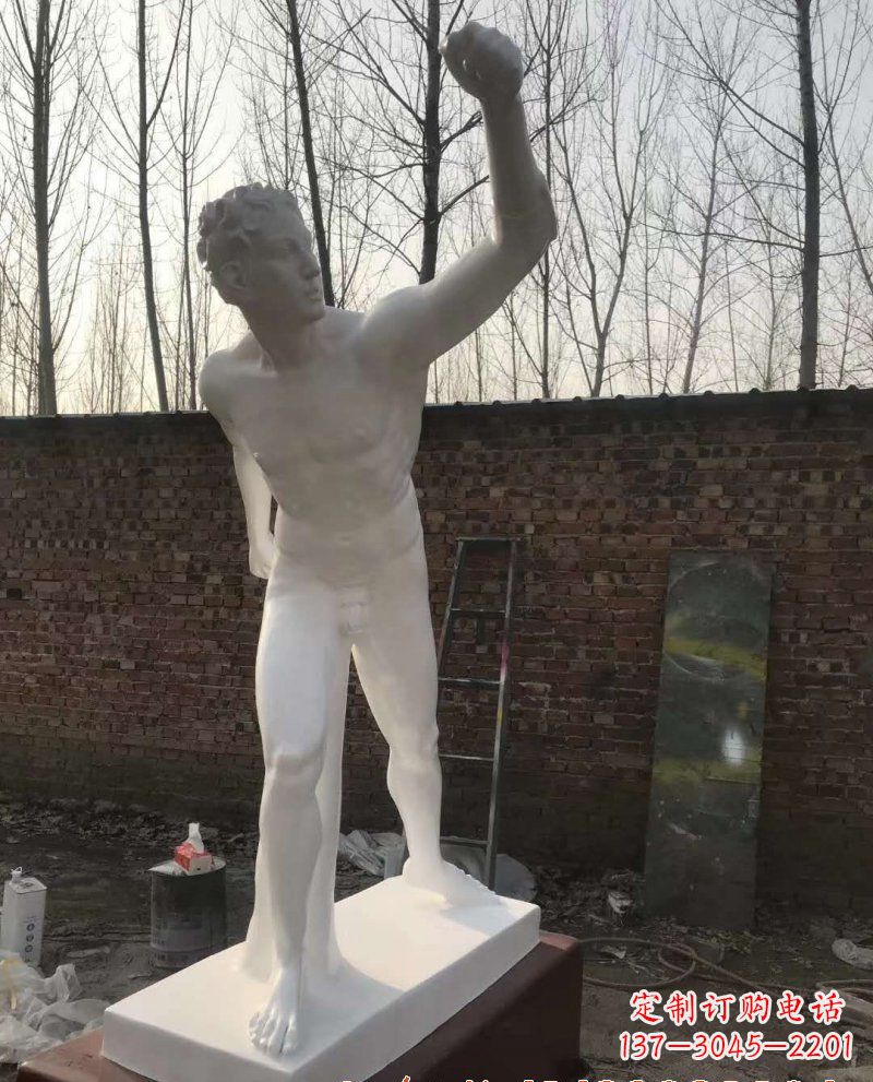 玻璃钢大卫人物雕塑