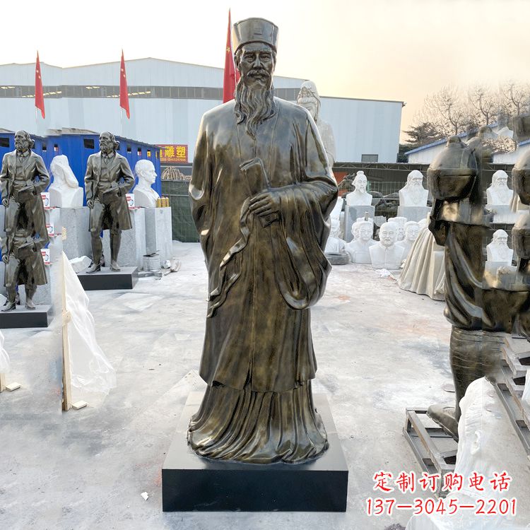 苏东坡玻璃钢仿铜雕塑 苏东坡玻璃钢仿铜雕塑