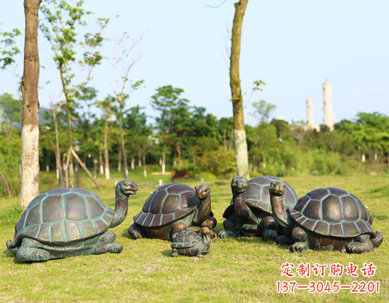 玻璃钢乌龟雕塑——融合古典和现代的精美杰作 玻璃钢乌龟雕塑——融合古典和现代的精美杰作