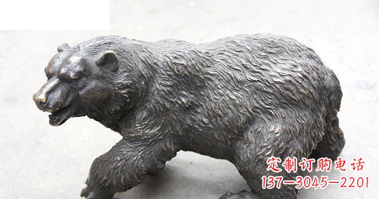 玻璃钢仿真北极熊公园动物雕塑