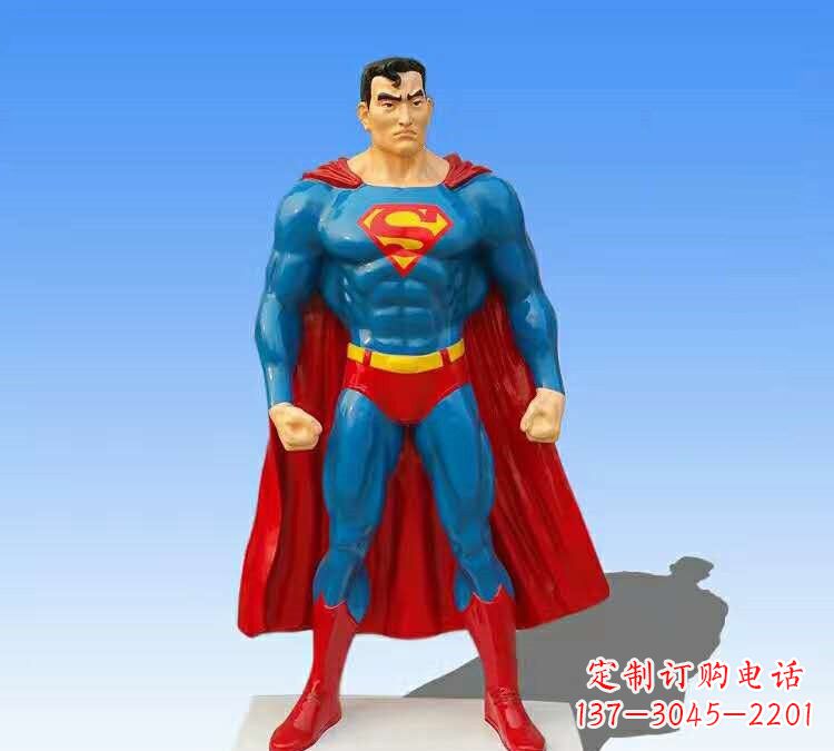 玻璃钢仿真超人