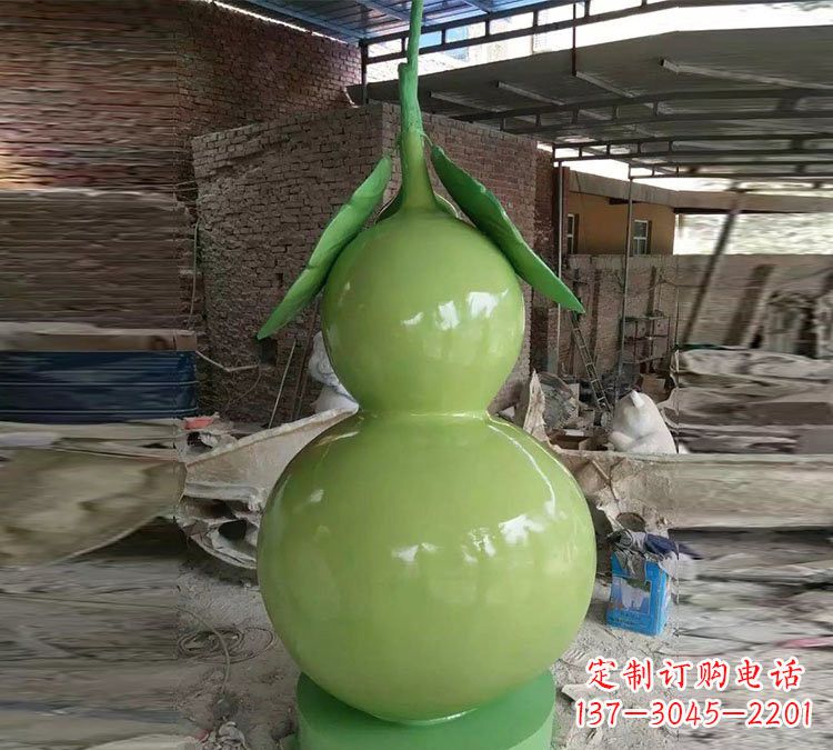 玻璃钢仿真葫芦雕塑