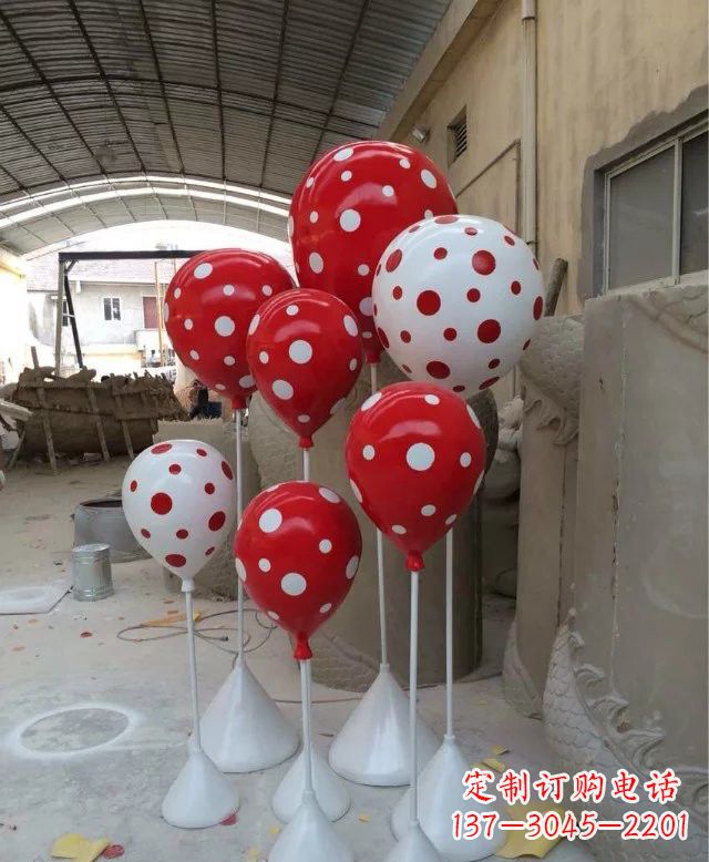 玻璃钢仿真气球雕塑