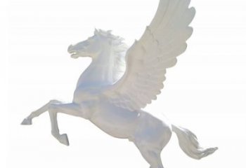 新款玻璃钢飞马摆件