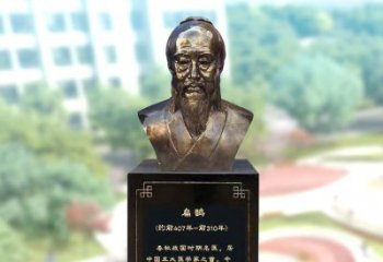 玻璃钢扁鹊著名医生半身像雕塑