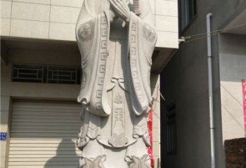 玻璃钢仿铜孔子雕塑精致传承中华传统
