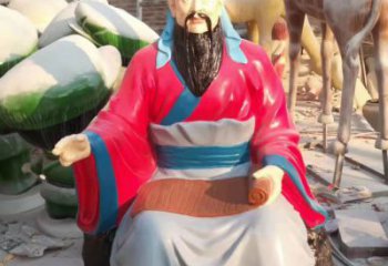 玻璃钢雕刻的孔子