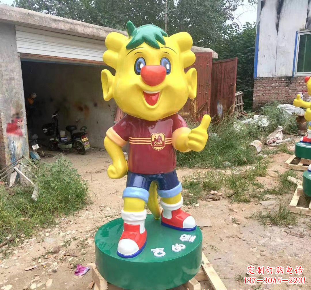 玻璃钢卡通小牛雕塑精致而可爱 玻璃钢卡通小牛雕塑精致而可爱