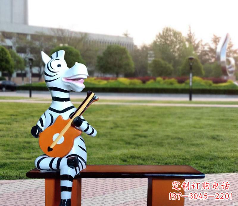 玻璃钢卡通长椅雕塑公园景观雕塑