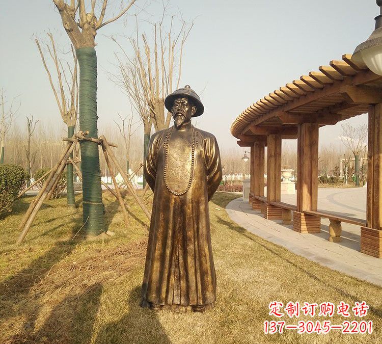 林则徐玻璃钢雕塑突破传统材料的创新之作 林则徐玻璃钢雕塑突破传统材料的创新之作
