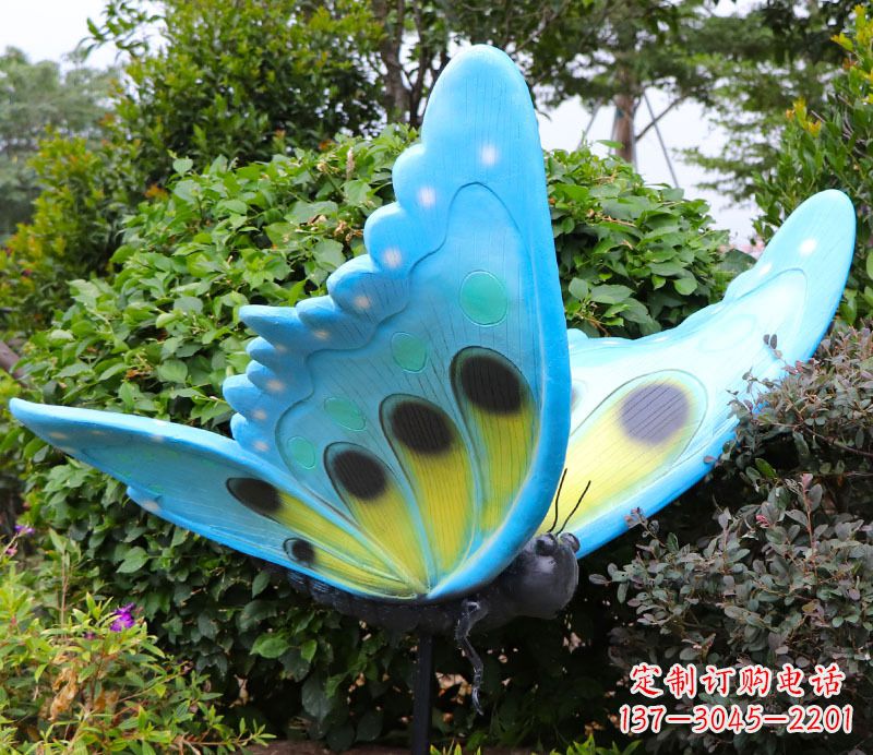 玻璃钢树脂仿真昆虫蝴蝶雕塑