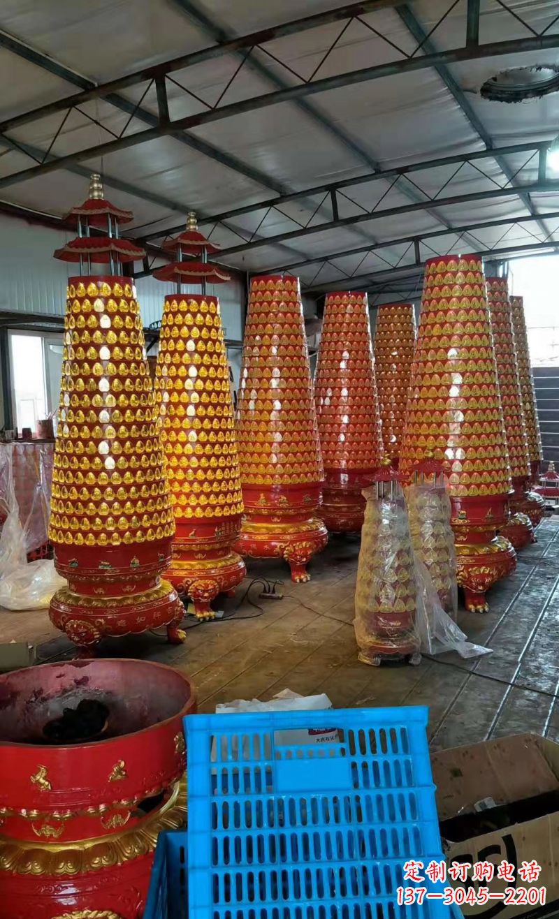 玻璃钢塔雕塑户外摆件
