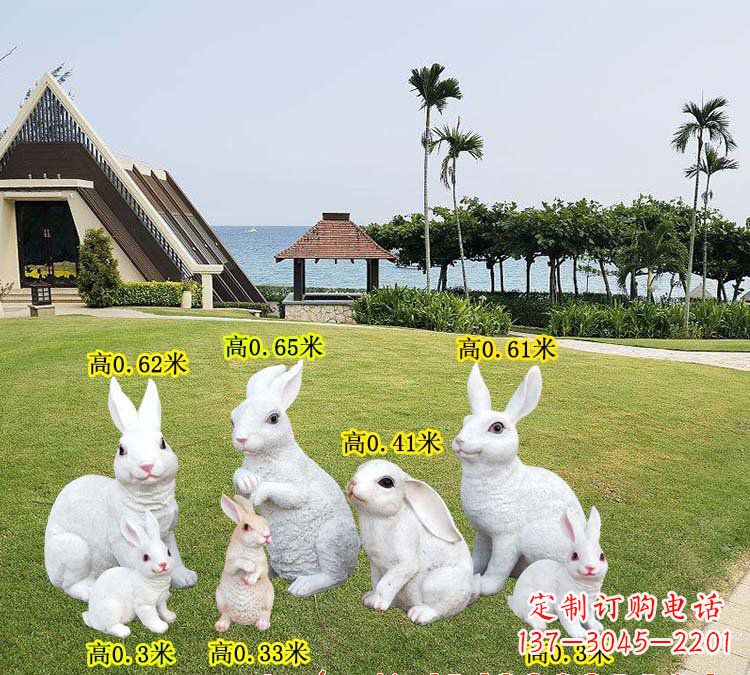 玻璃钢雕塑 - 玻璃钢/兔子 玻璃钢雕塑 - 玻璃钢/兔子